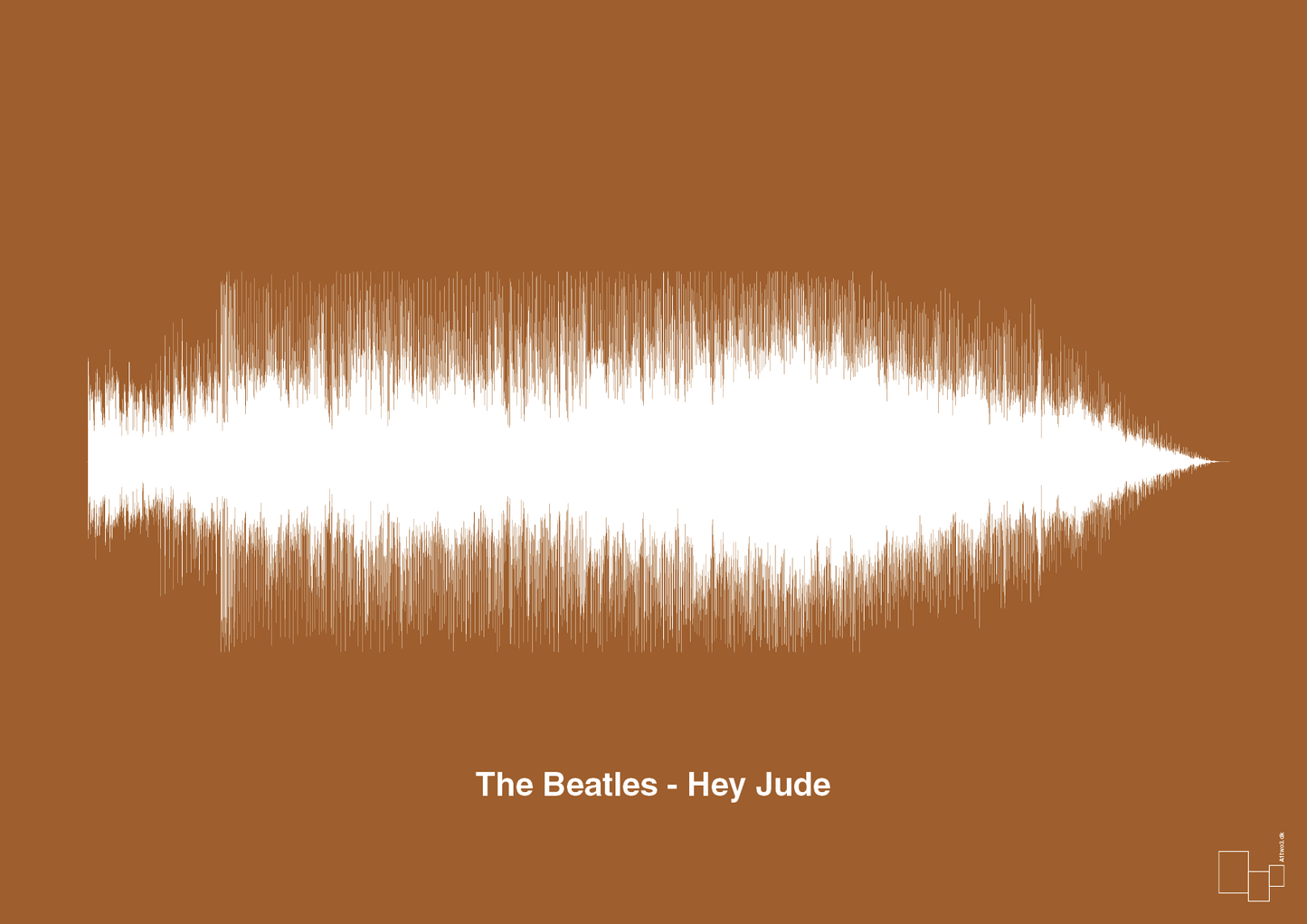 plakat: the beatles - hey jude - cognac-Soundwave-A1two3