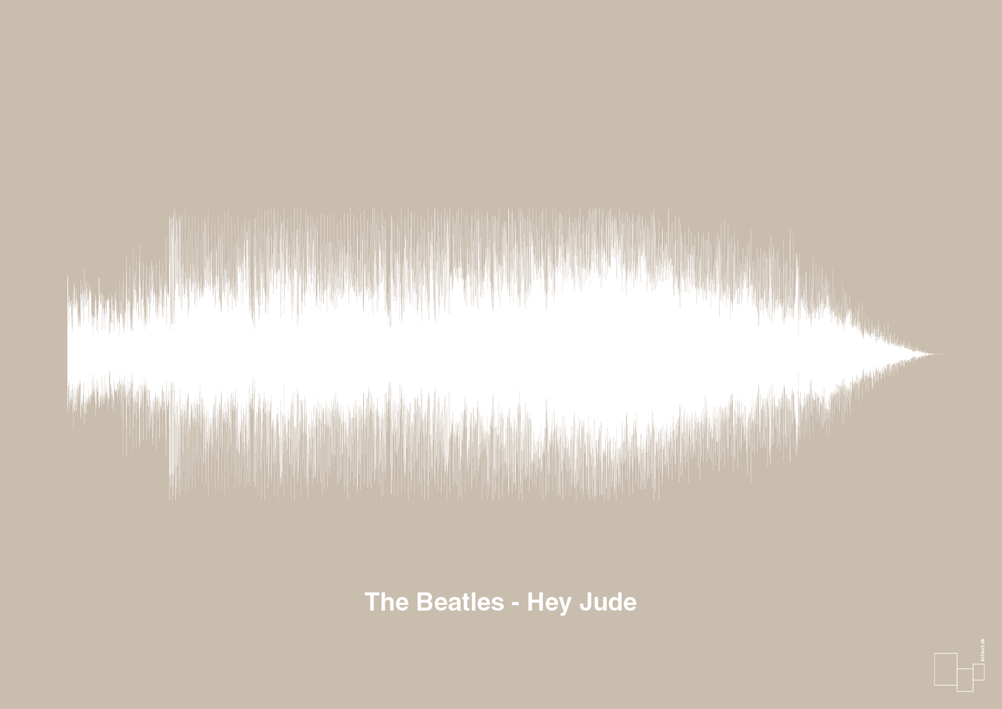 plakat: the beatles - hey jude - creamy mushroom-Soundwave-A1two3