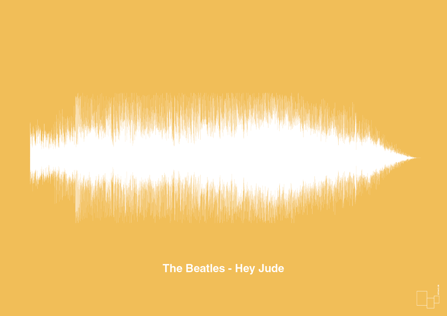 plakat: the beatles - hey jude - honeycomb-Soundwave-A1two3