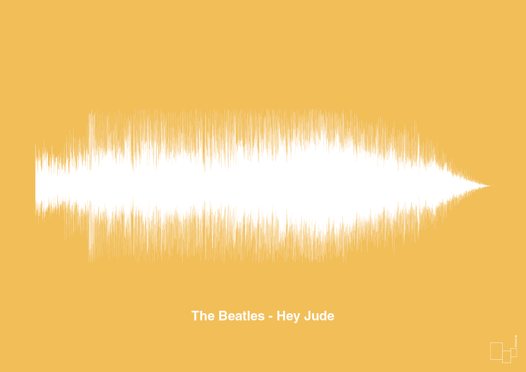plakat: the beatles - hey jude - honeycomb-Soundwave-A1two3