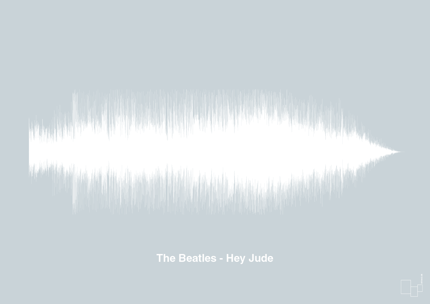 plakat: the beatles - hey jude - light drizzle-Soundwave-A1two3