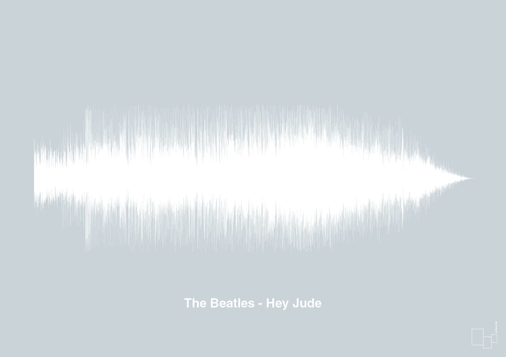 plakat: the beatles - hey jude - light drizzle-Soundwave-A1two3