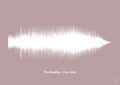 plakat: the beatles - hey jude - light rose-Soundwave-A1two3