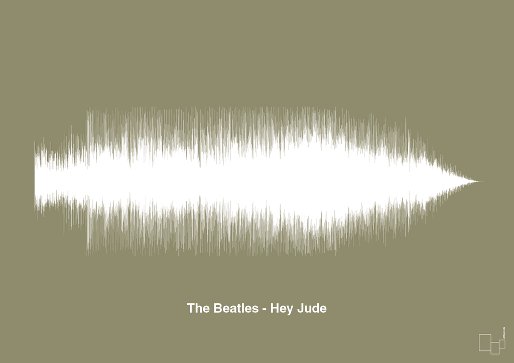 plakat: the beatles - hey jude - misty forrest-Soundwave-A1two3