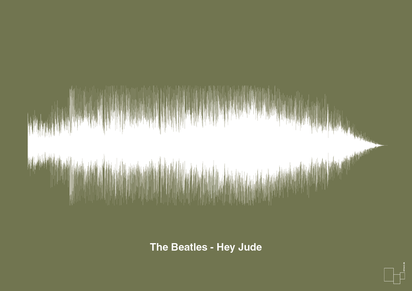 plakat: the beatles - hey jude - secret meadow-Soundwave-A1two3