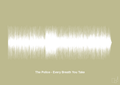 plakat: the police - every breath you take - back to nature-Soundwave-A1two3