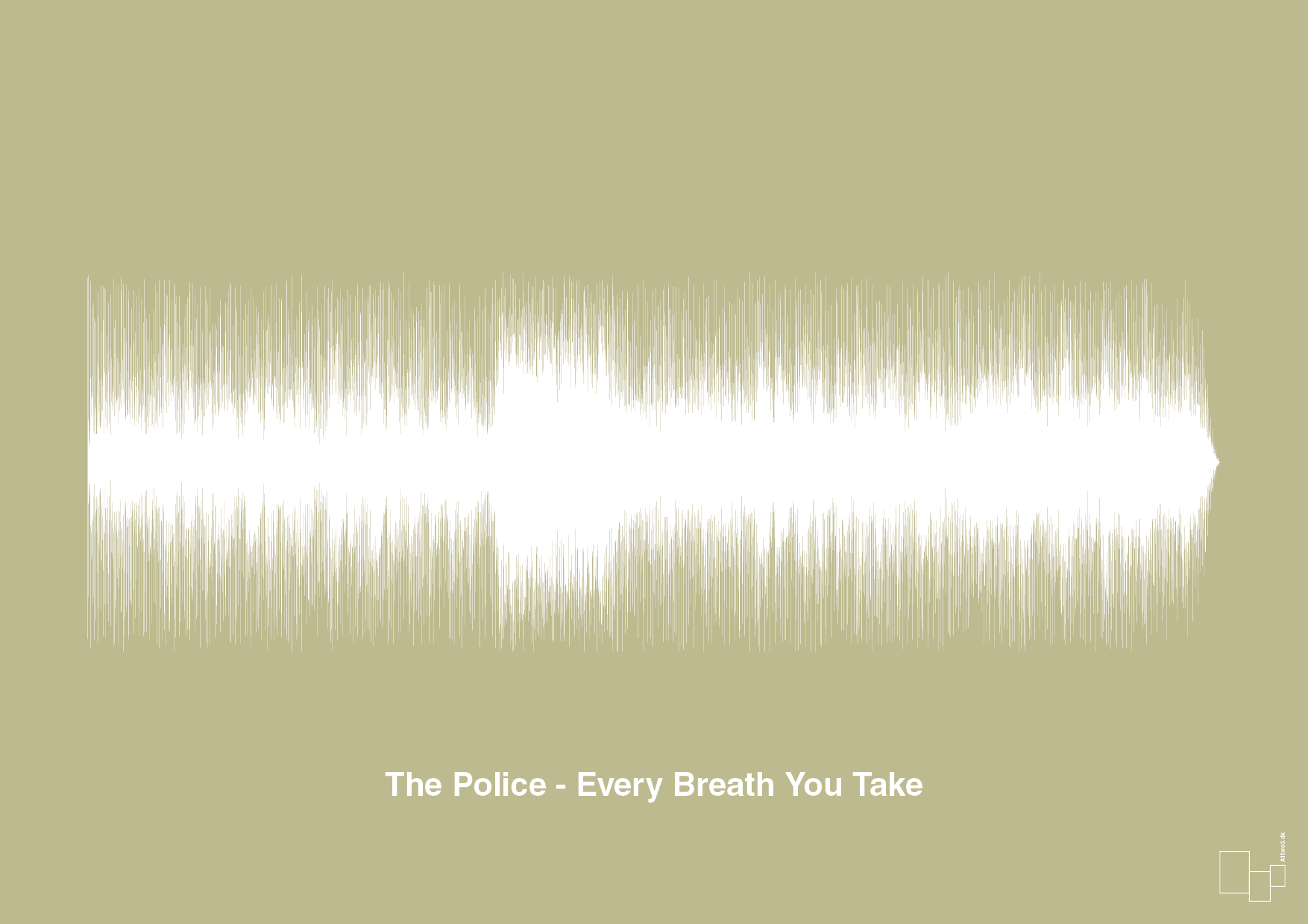 plakat: the police - every breath you take - back to nature-Soundwave-A1two3