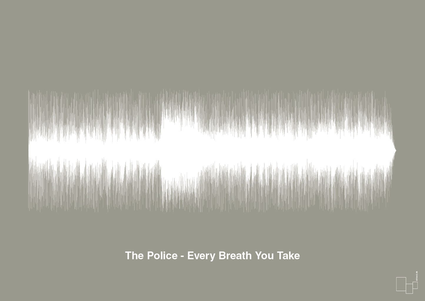 plakat: the police - every breath you take - battleship gray-Soundwave-A1two3