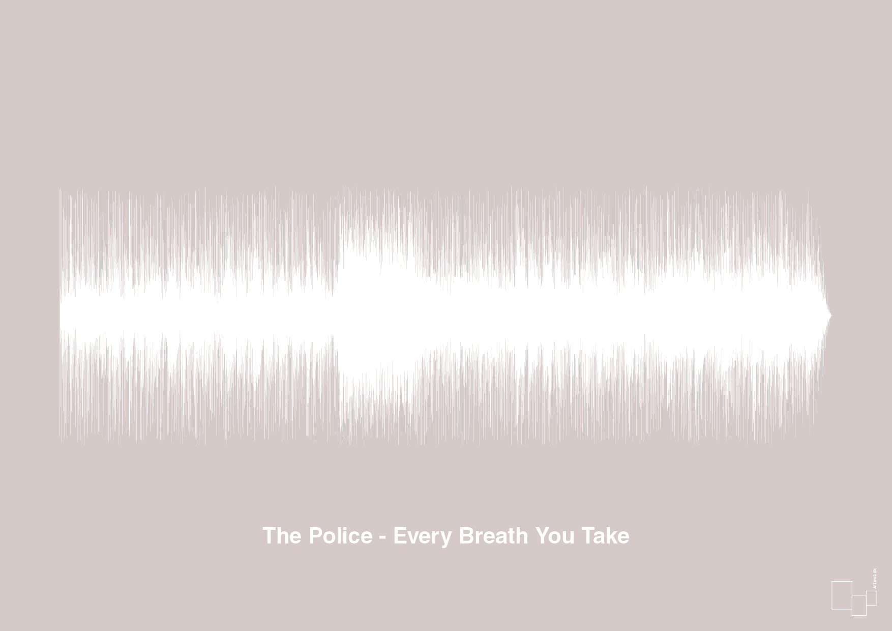 plakat: the police - every breath you take - broken beige-Soundwave-A1two3