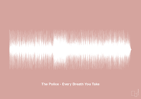 plakat: the police - every breath you take