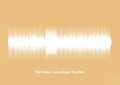 plakat: the police - every breath you take - charismatic-Soundwave-A1two3