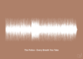 plakat: the police - every breath you take - cider spice-Soundwave-A1two3