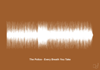 plakat: the police - every breath you take