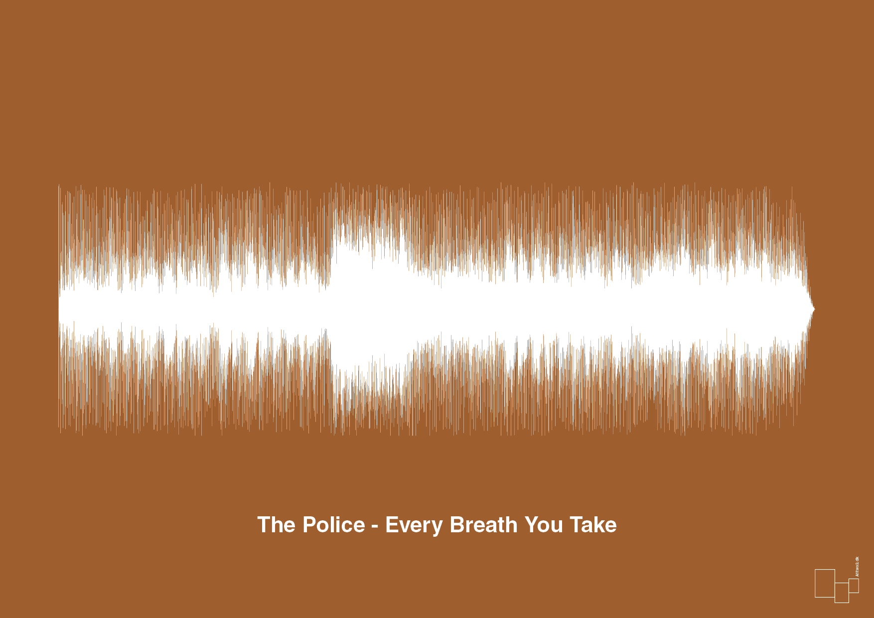 plakat: the police - every breath you take - cognac-Soundwave-A1two3