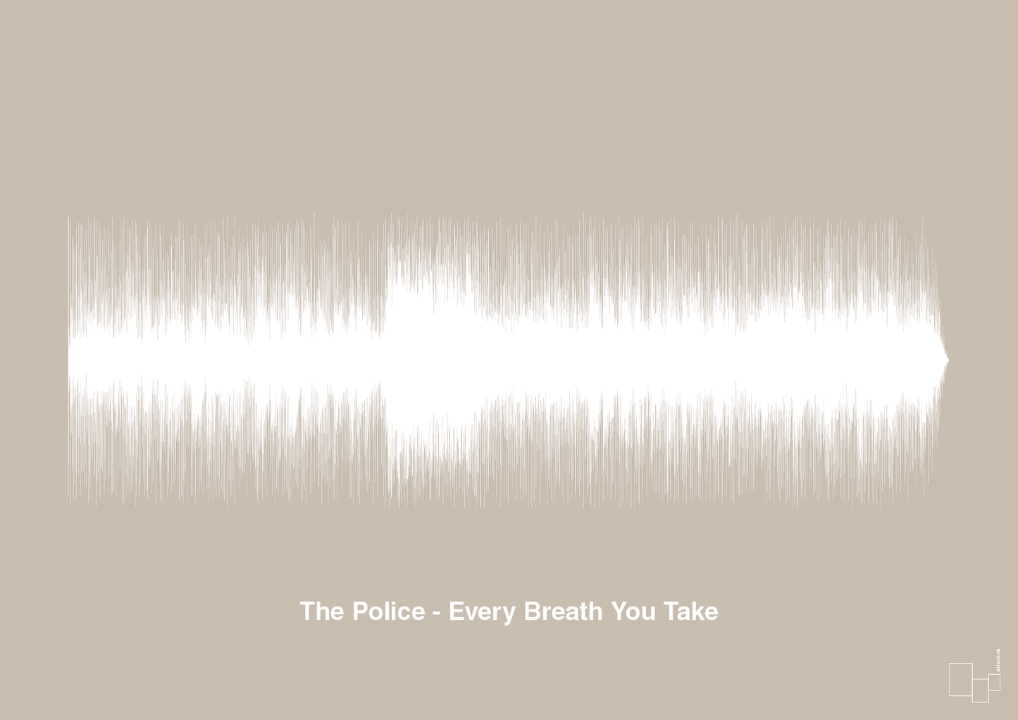 plakat: the police - every breath you take - creamy mushroom-Soundwave-A1two3