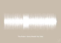 plakat: the police - every breath you take