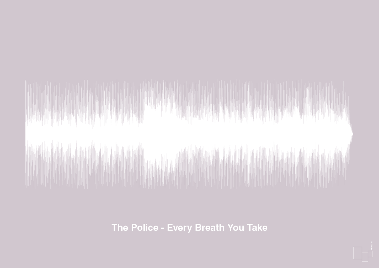 plakat: the police - every breath you take - dusty lilac-Soundwave-A1two3