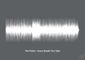 plakat: the police - every breath you take - graphic charcoal-Soundwave-A1two3