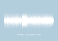 plakat: the police - every breath you take - heavenly blue-Soundwave-A1two3