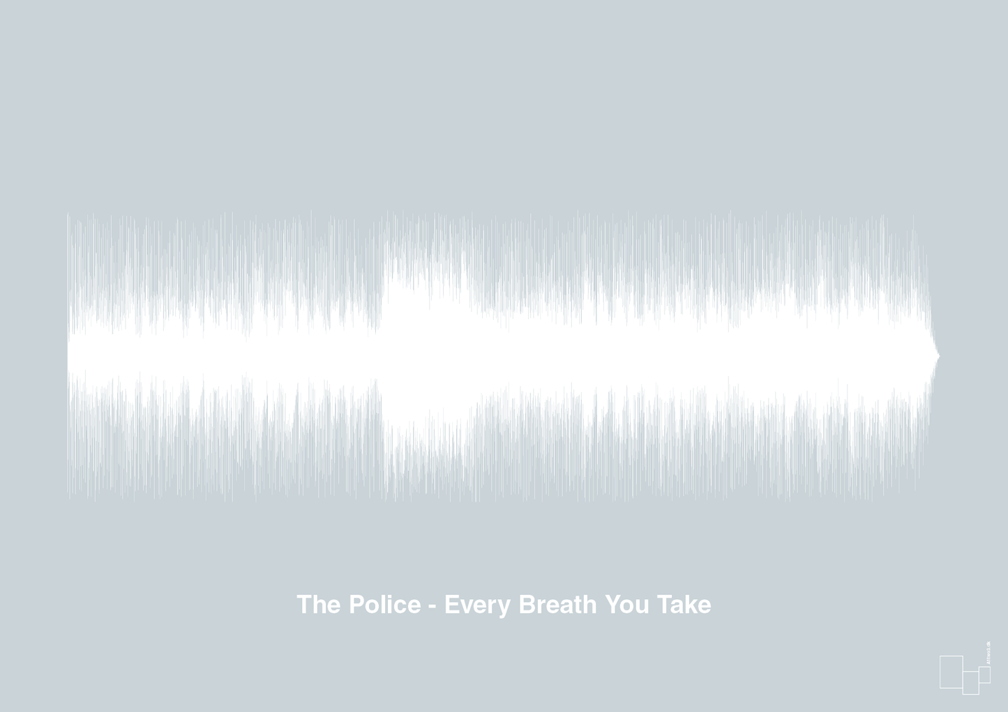plakat: the police - every breath you take - light drizzle-Soundwave-A1two3
