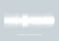 plakat: the police - every breath you take