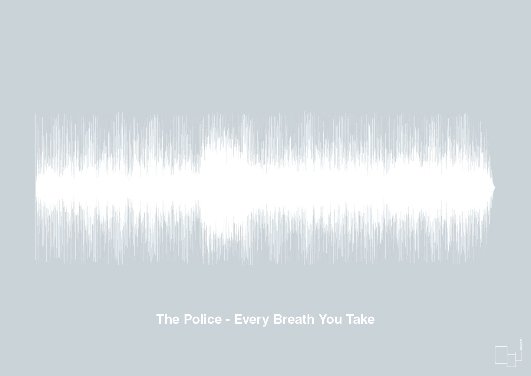 plakat: the police - every breath you take - light drizzle-Soundwave-A1two3