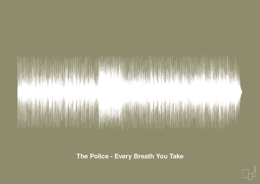 plakat: the police - every breath you take - misty forrest-Soundwave-A1two3