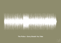 plakat: the police - every breath you take - misty forrest-Soundwave-A1two3