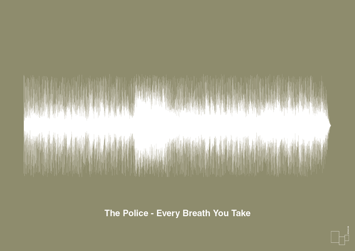 plakat: the police - every breath you take - misty forrest-Soundwave-A1two3