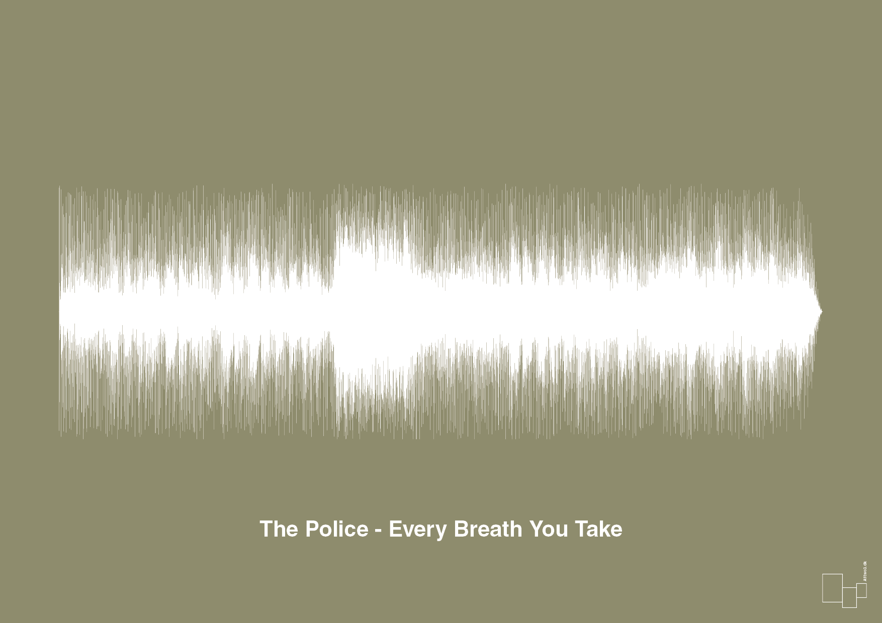 plakat: the police - every breath you take - misty forrest-Soundwave-A1two3