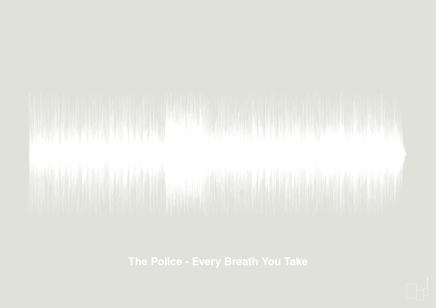 plakat: the police - every breath you take - painters white-Soundwave-A1two3