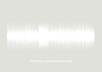 plakat: the police - every breath you take