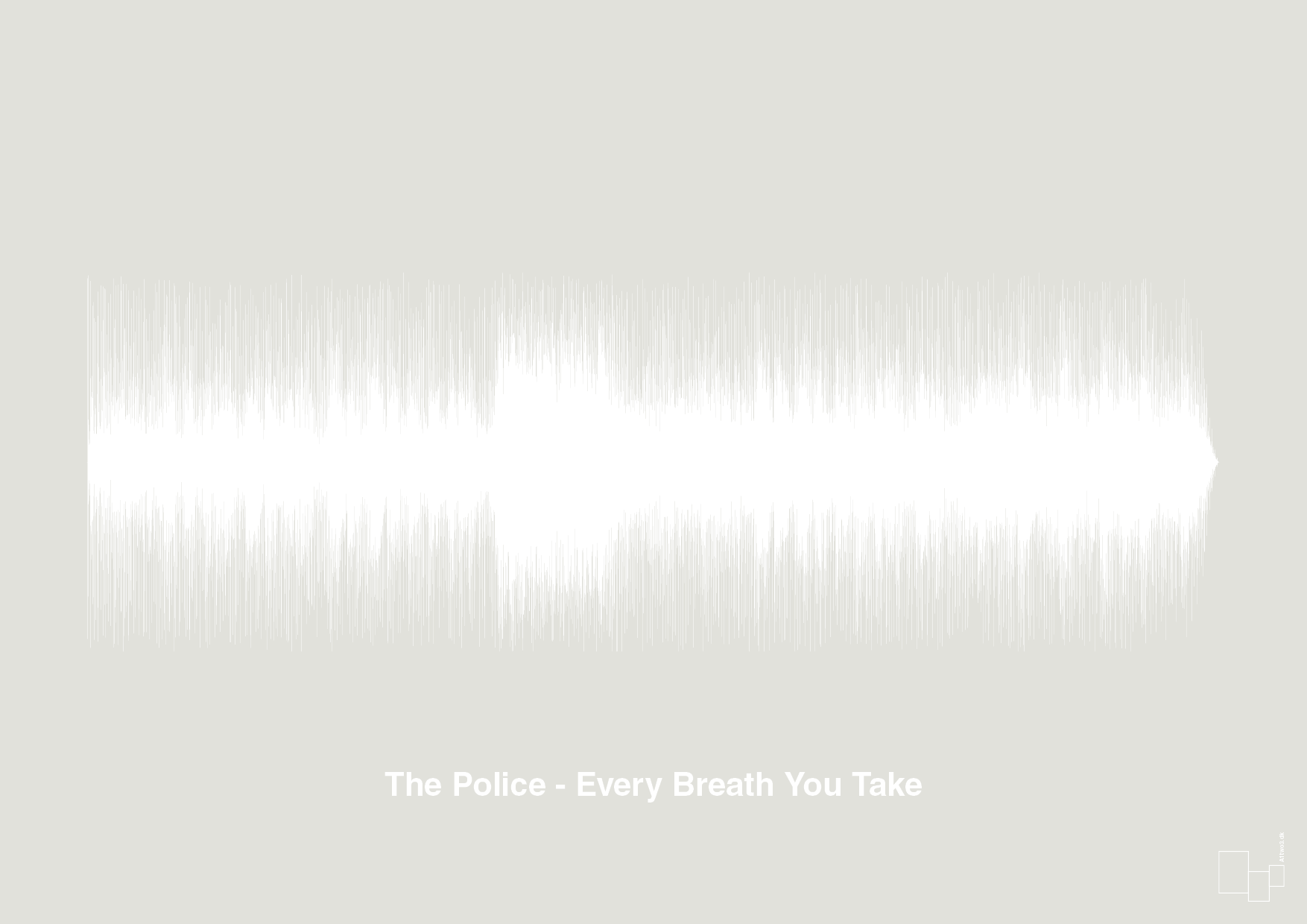 plakat: the police - every breath you take - painters white-Soundwave-A1two3