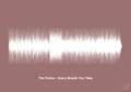 plakat: the police - every breath you take - plum-Soundwave-A1two3