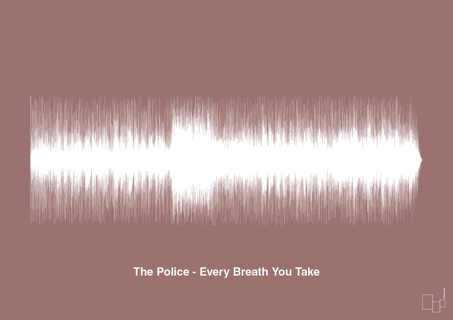plakat: the police - every breath you take - plum-Soundwave-A1two3