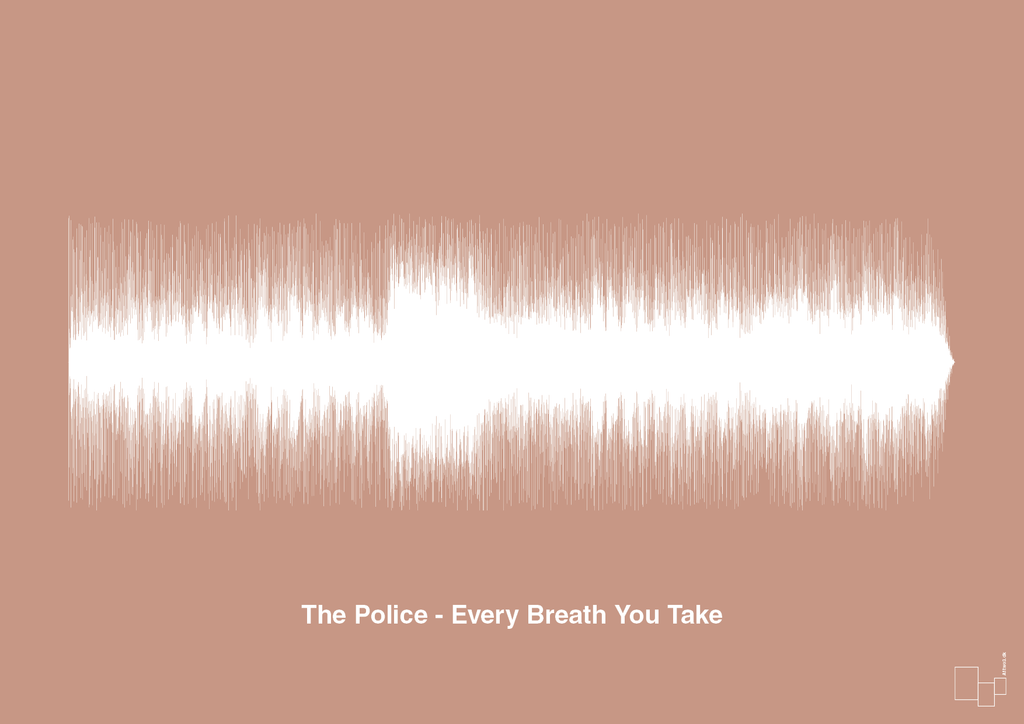 plakat: the police - every breath you take - powder-Soundwave-A1two3