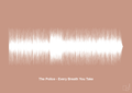 plakat: the police - every breath you take - powder-Soundwave-A1two3