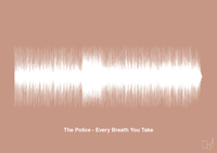 plakat: the police - every breath you take