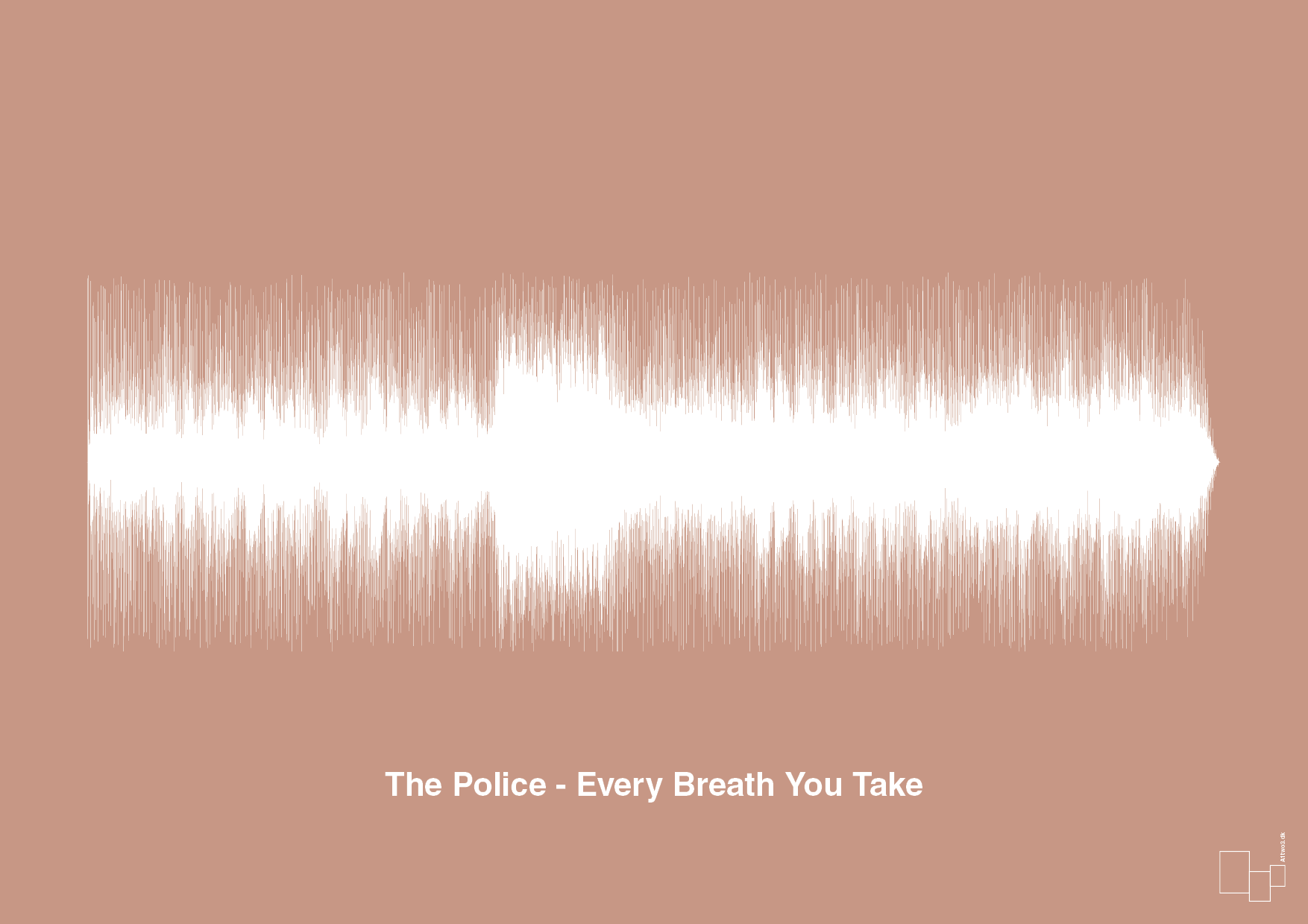 plakat: the police - every breath you take - powder-Soundwave-A1two3
