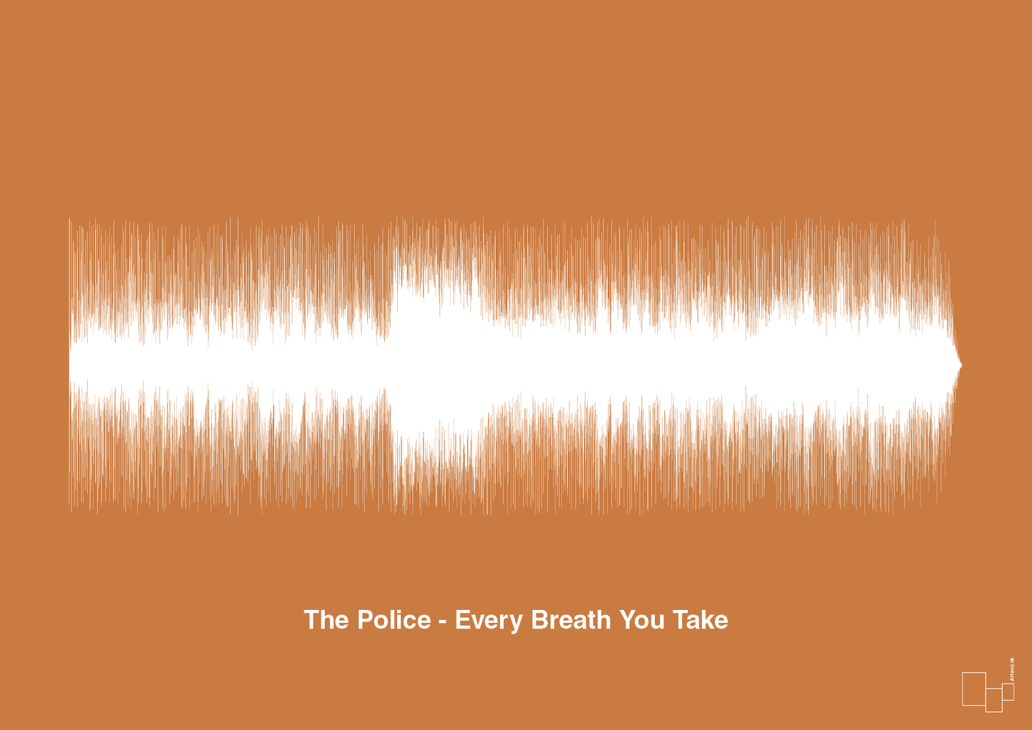plakat: the police - every breath you take - rumba orange-Soundwave-A1two3