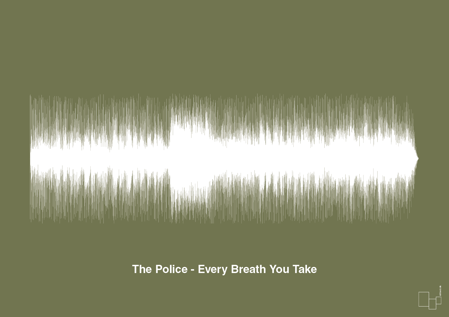 plakat: the police - every breath you take - secret meadow-Soundwave-A1two3
