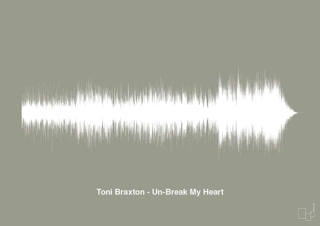 plakat: toni braxton - un-break my heart - battleship gray-Soundwave-A1two3