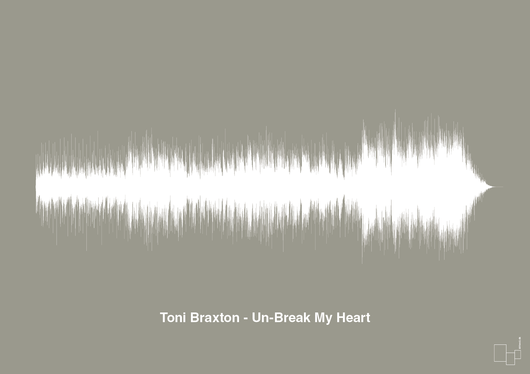 plakat: toni braxton - un-break my heart - battleship gray-Soundwave-A1two3