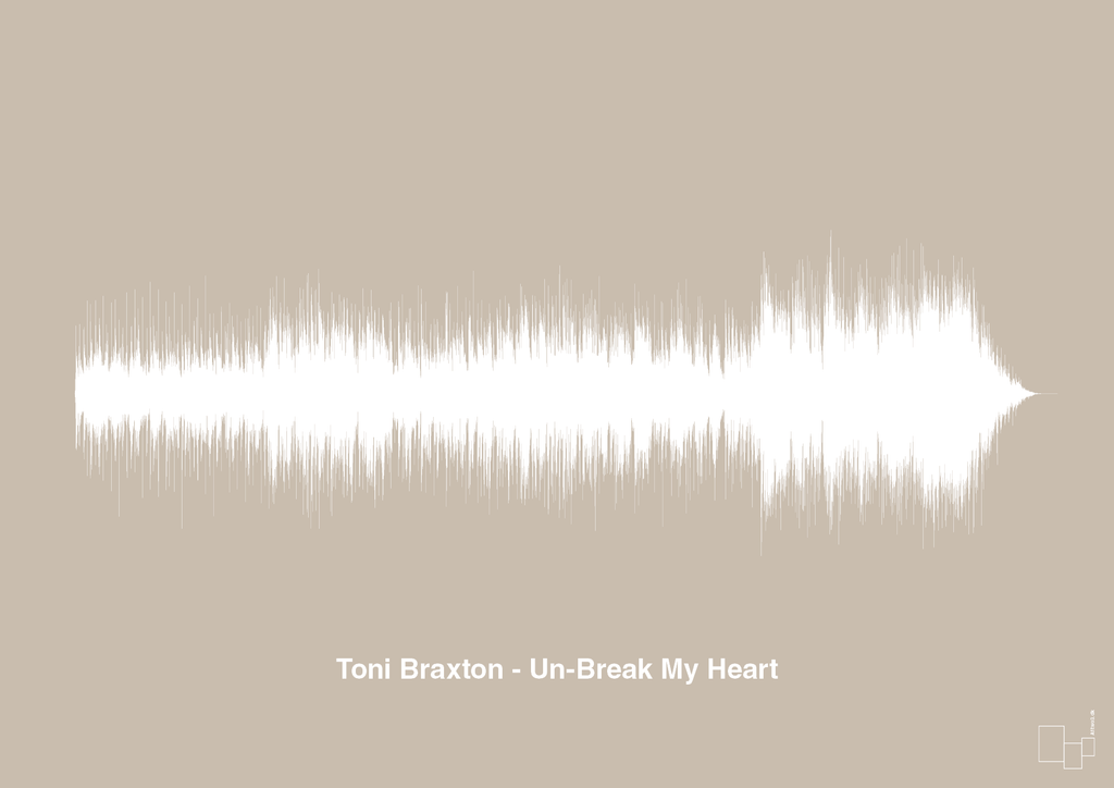 plakat: toni braxton - un-break my heart - creamy mushroom-Soundwave-A1two3