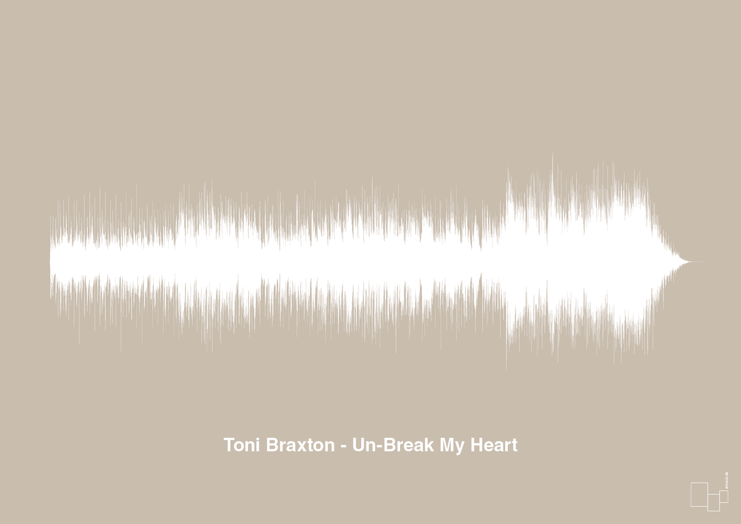 plakat: toni braxton - un-break my heart - creamy mushroom-Soundwave-A1two3