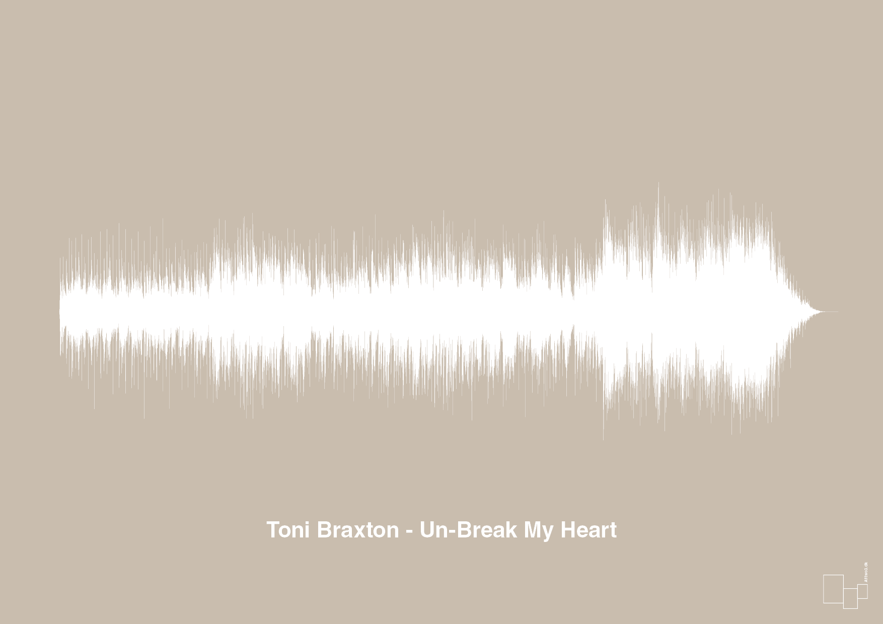plakat: toni braxton - un-break my heart - creamy mushroom-Soundwave-A1two3