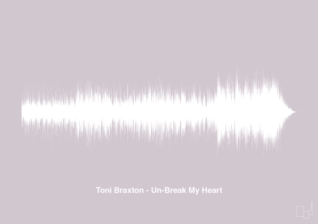 plakat: toni braxton - un-break my heart - dusty lilac-Soundwave-A1two3