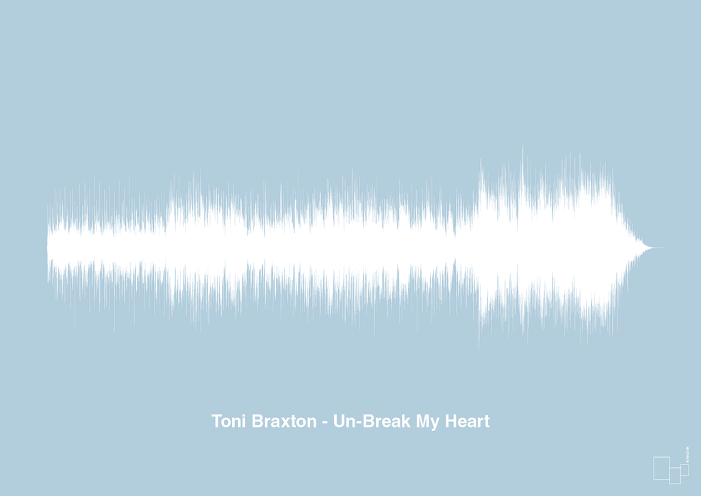 plakat: toni braxton - un-break my heart - heavenly blue-Soundwave-A1two3