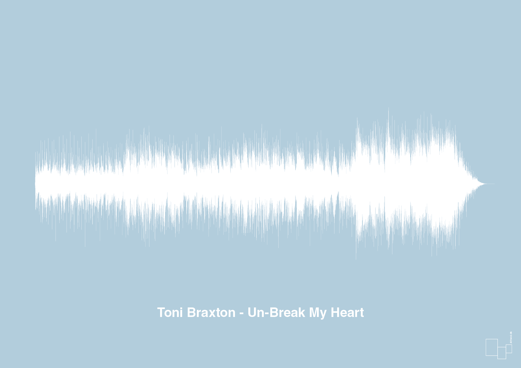 plakat: toni braxton - un-break my heart - heavenly blue-Soundwave-A1two3