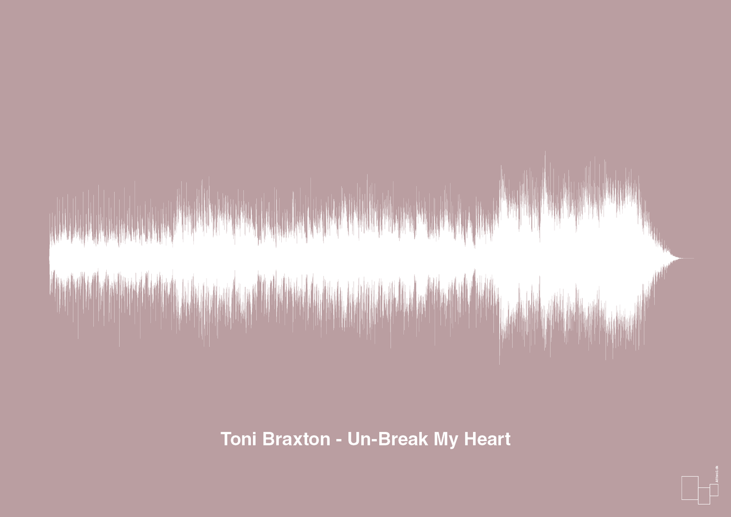 plakat: toni braxton - un-break my heart - light rose-Soundwave-A1two3